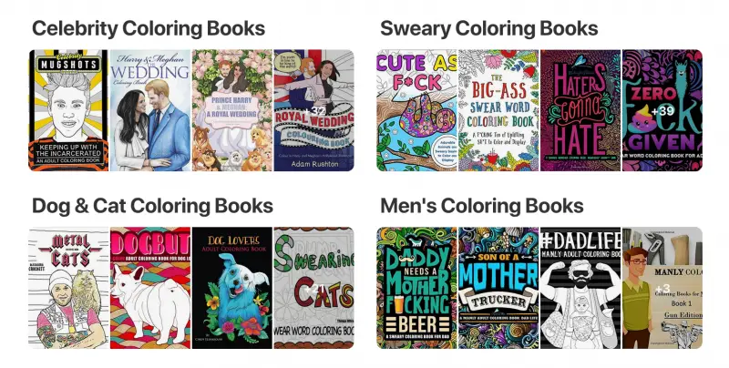 More Grown-Up Coloring Books