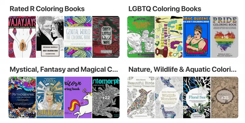 More Grown-Up Coloring Books