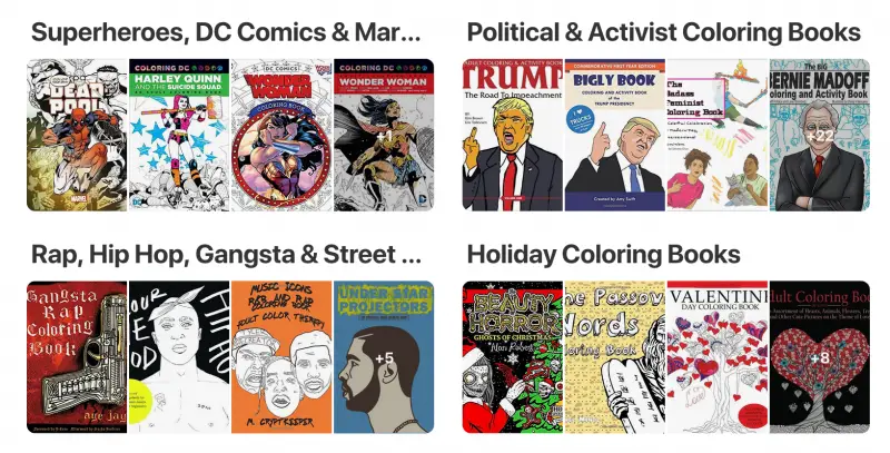 More Grown-Up Coloring Books
