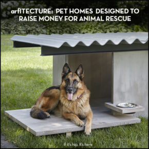 arfITECTURE Architectural Pet Homes Raise Funds for Animal Rescue