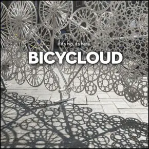 Bicycloud: A New Sculptural Installation in Amsterdam by Tjep.