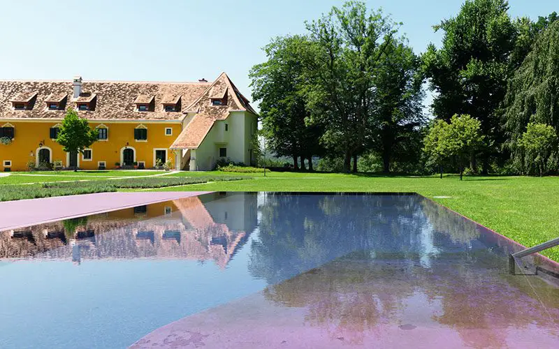 swimming pool at Austria's Eybesfeld