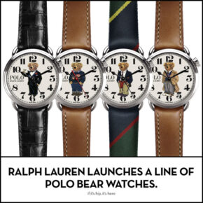 Ralph Lauren Launches Polo Bear Watches