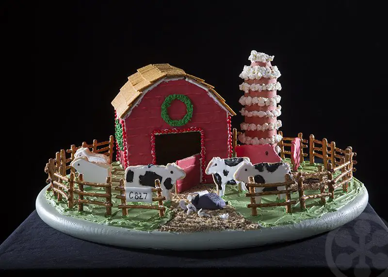 Child category winner national gingerbread house competition