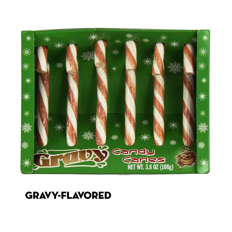 gravy flavored candy canes