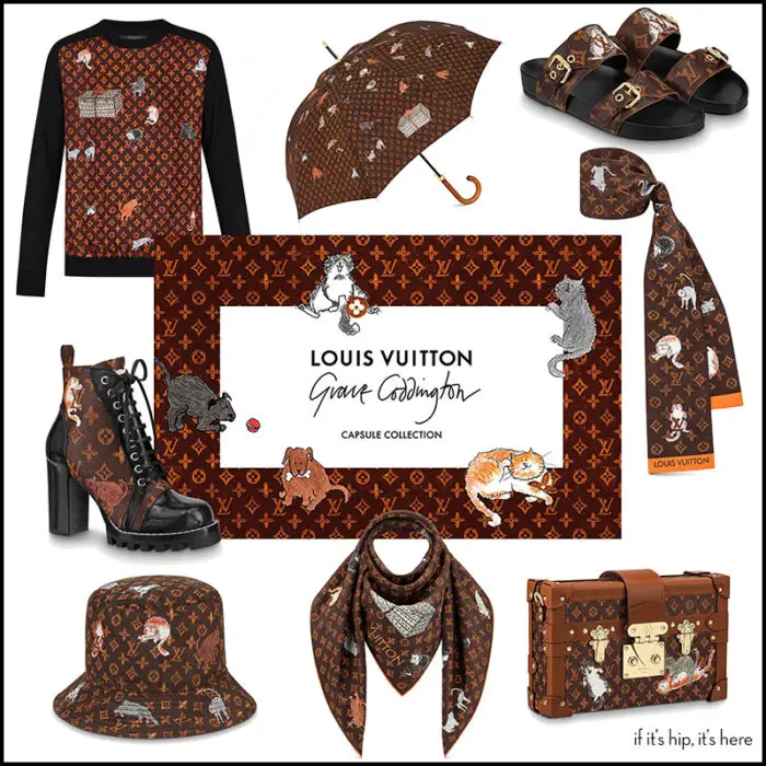 See Every Item From the Cat-Covered Louis Vuitton X Grace Coddington  Capsule Collection - Fashionista