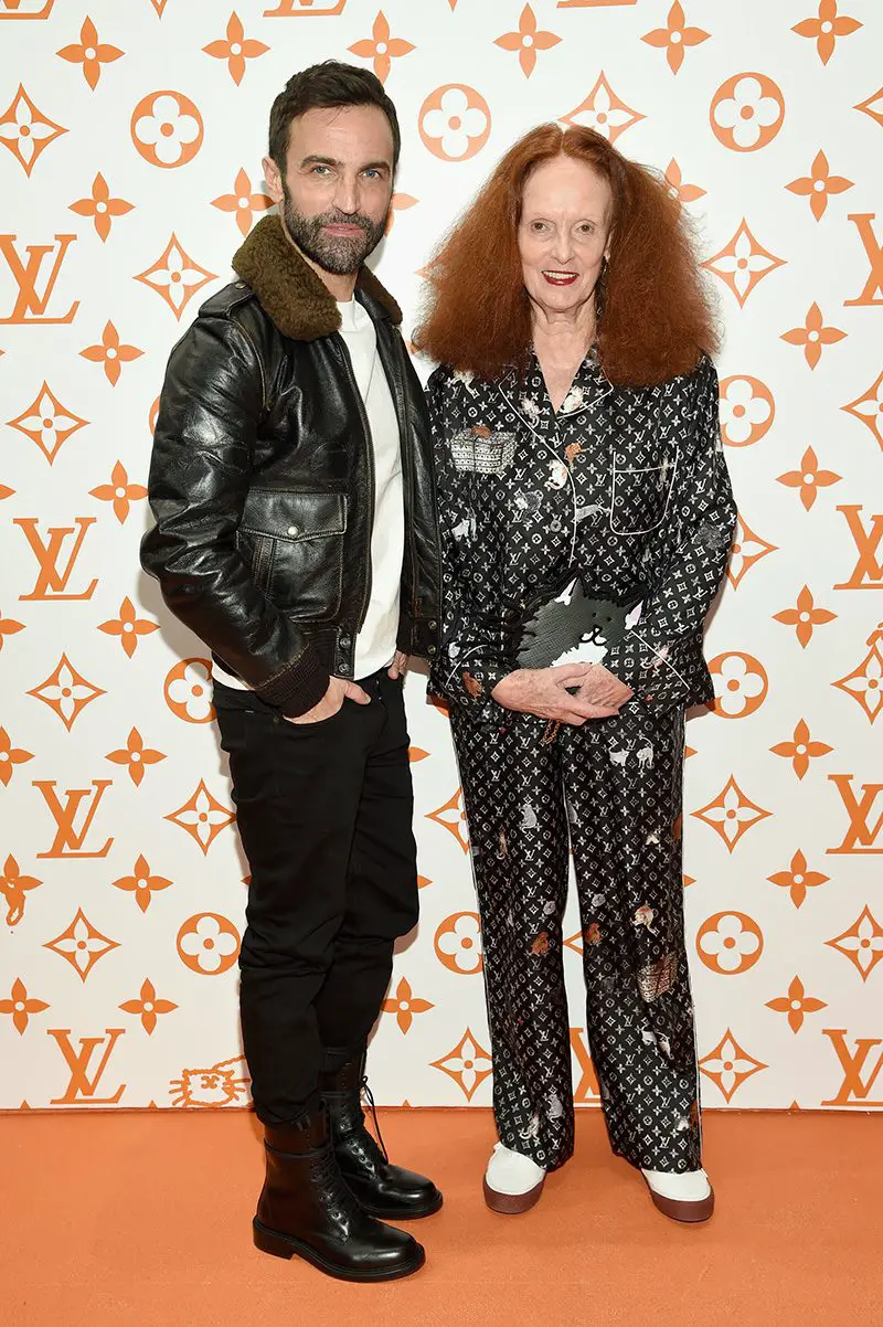 Nicolas Ghesquière  and Grace Coddington LV