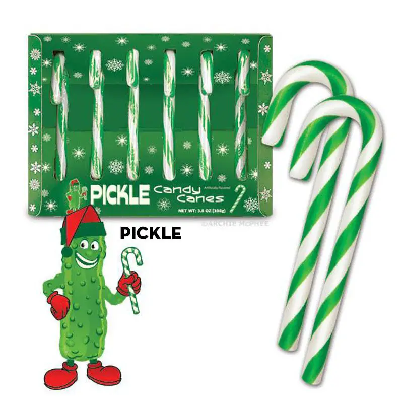 pickle candy canes