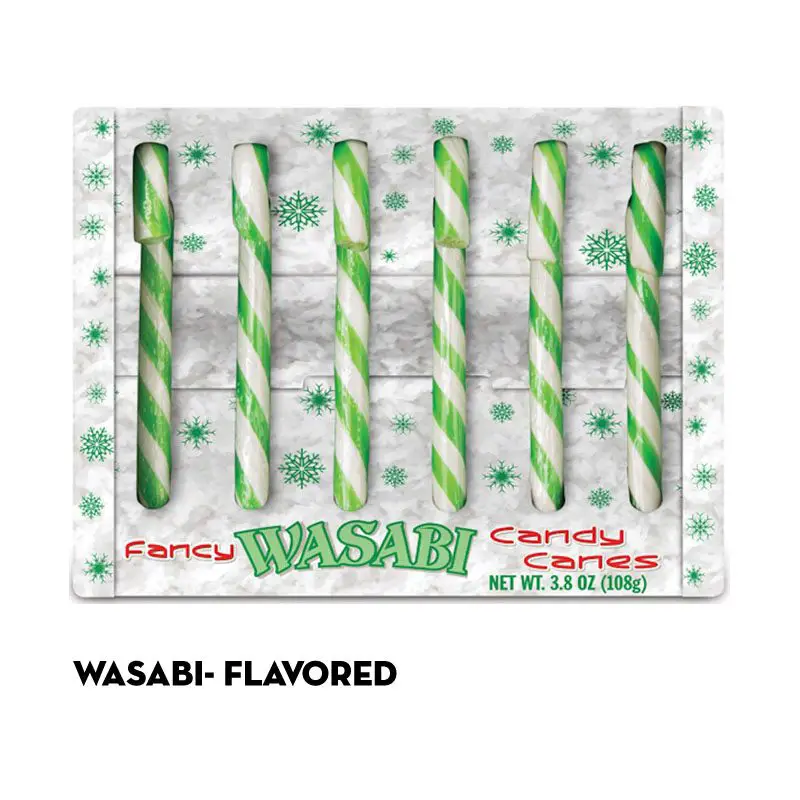 wasabi flavored candy canes
