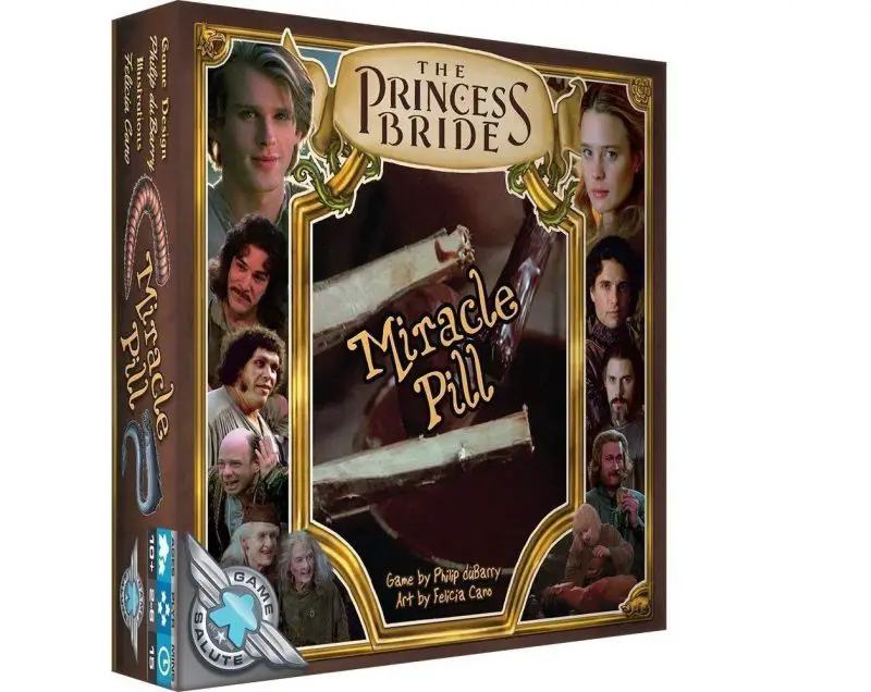 The princess bride Miracle Pill board game
