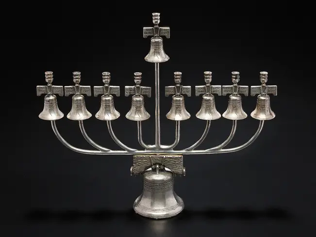 liberty bell menorah