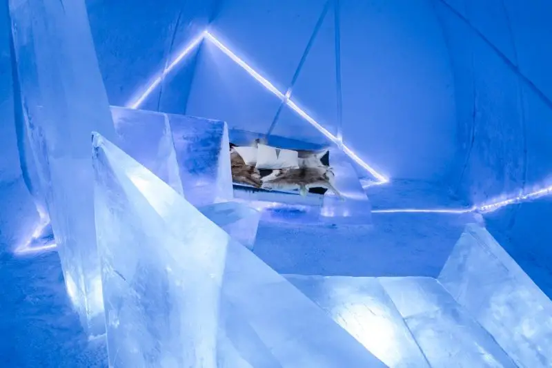 ice hotel rooms