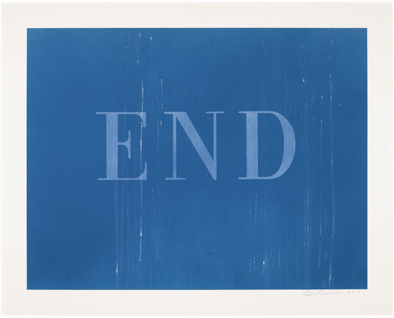 Ed Ruscha, THE END #37