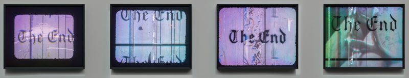 Ed Ruscha, THE END #1-#4, 1998-2006