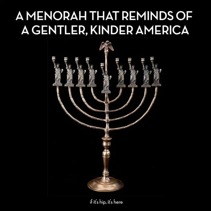 Read more about the article A Menorah That Reminds Of A Gentler, Kinder America