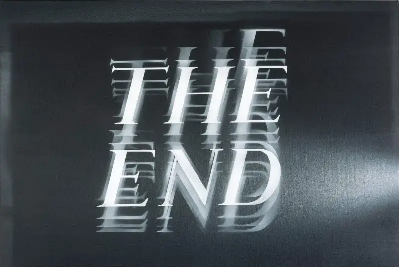 Ed Ruscha, THE END - Light Leak, 2009