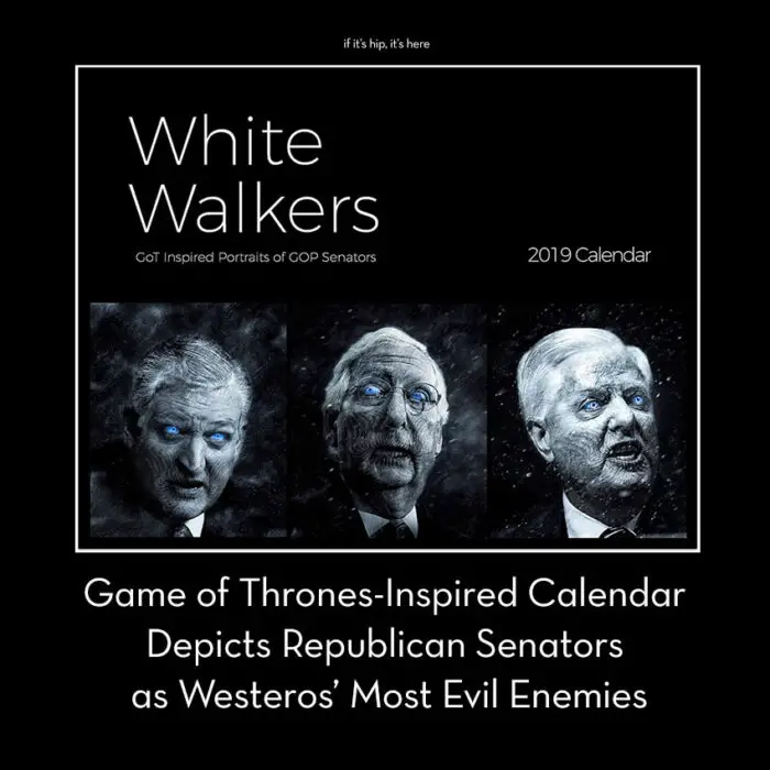 Read more about the article The White Walkers GOP Senators 2019 Calendar