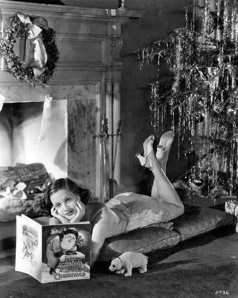 Carole Lombard christmas
