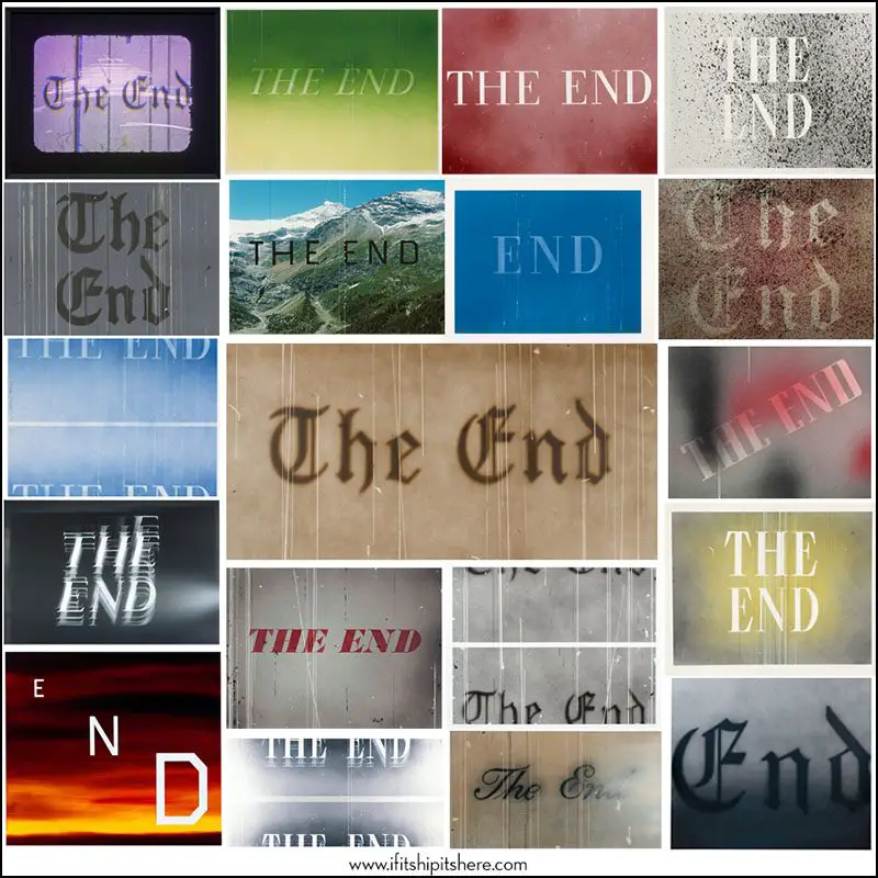 Ed Ruscha The End