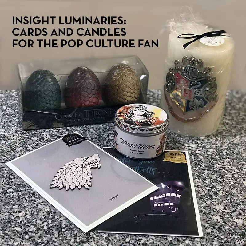 Insight Luminaries Candles and PopCraft Cards