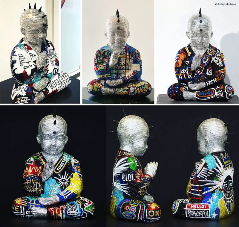 Basquiat-inspired Punk Buddhas