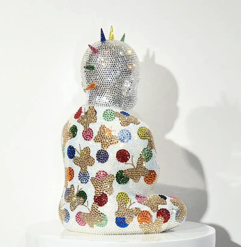 Damien Hirst-inspired Punk Buddha