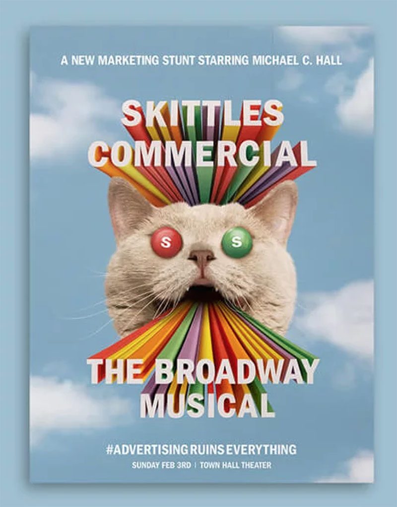 skittles the musical poster