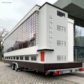 The Bauhaus Bus, Dessau Design School Replica on Wheels