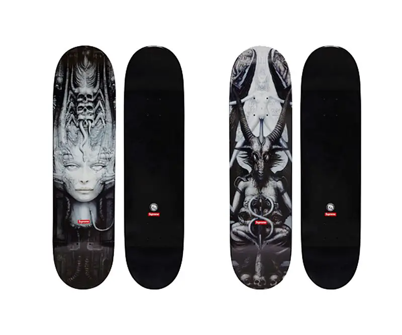 H.R.Giger skate Decks, 2014