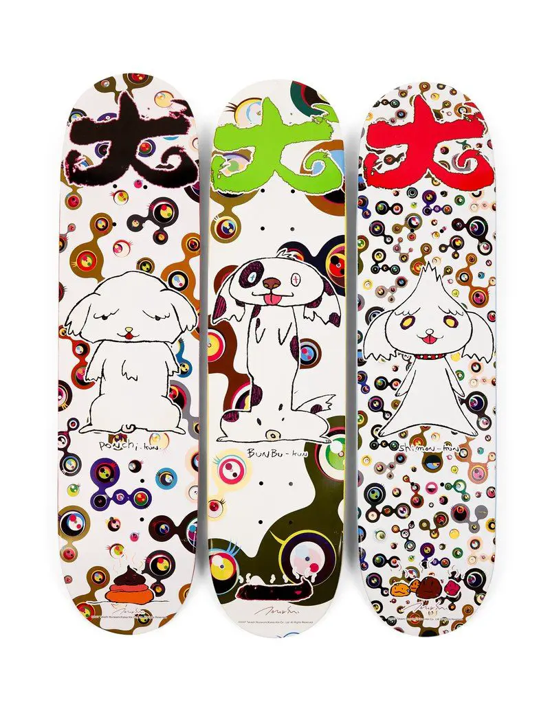 Takashi Murakami Decks, 2007, Set of Three