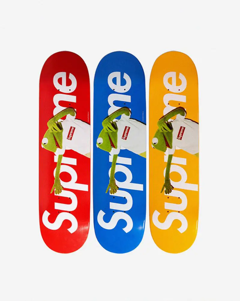 supreme Kermit The Frog Decks, 2008, Set of Three