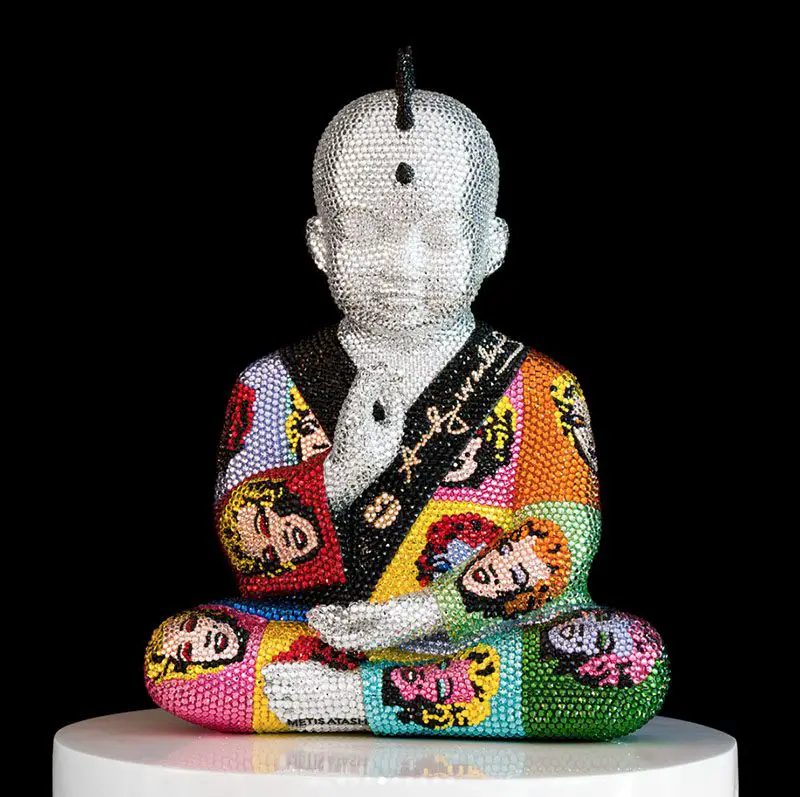 Warhol-inspired Punk Buddha