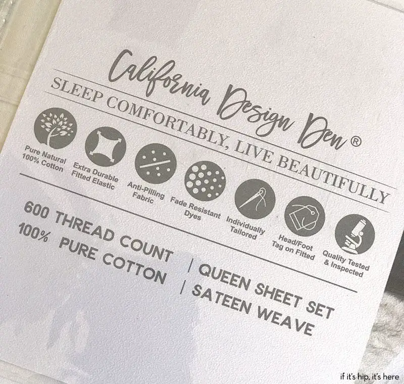 100% pure cotton sheets