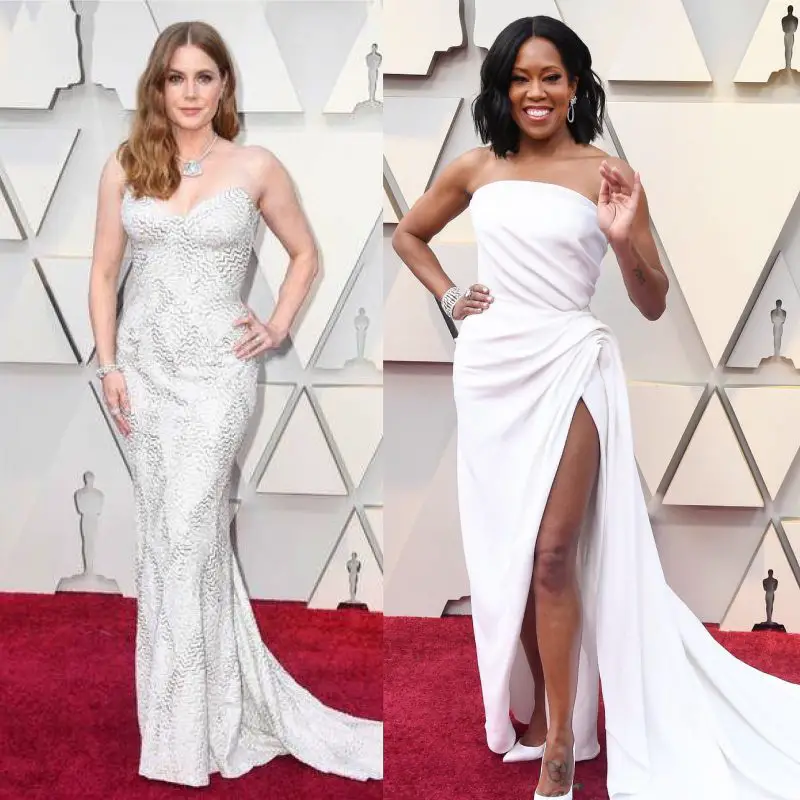 Amy Adams and Regina King red carpet oscars