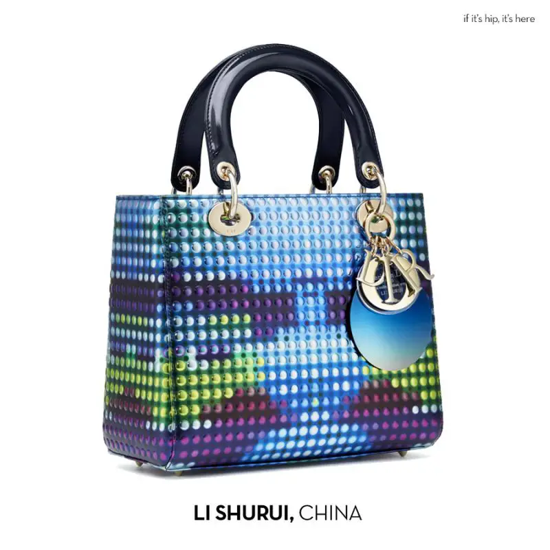 Li Shurui lady dior art bag