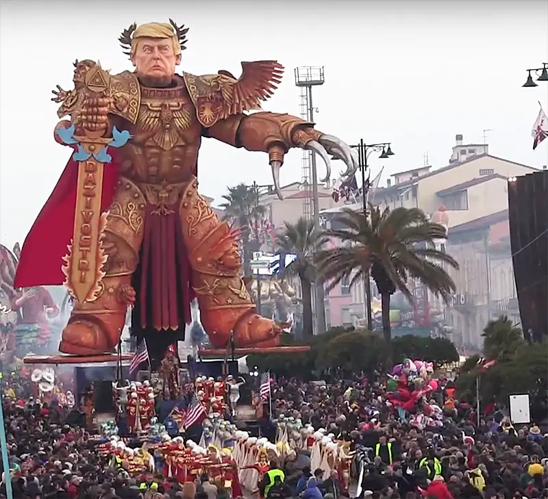 Emperor Trump Viareggio Carnival