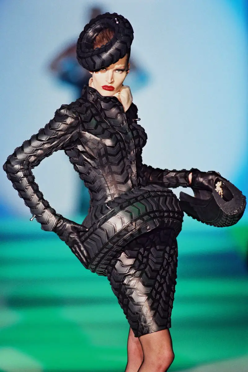 thierry mugler tire dress