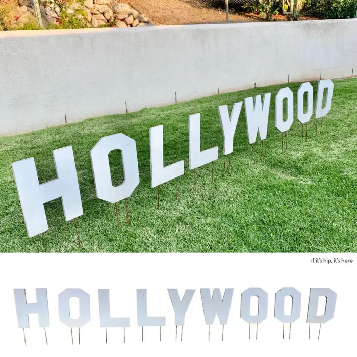 Artist 3D model hollywood sign IIHIH