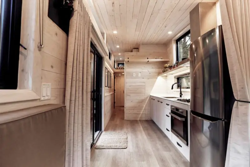 Wood RV interior