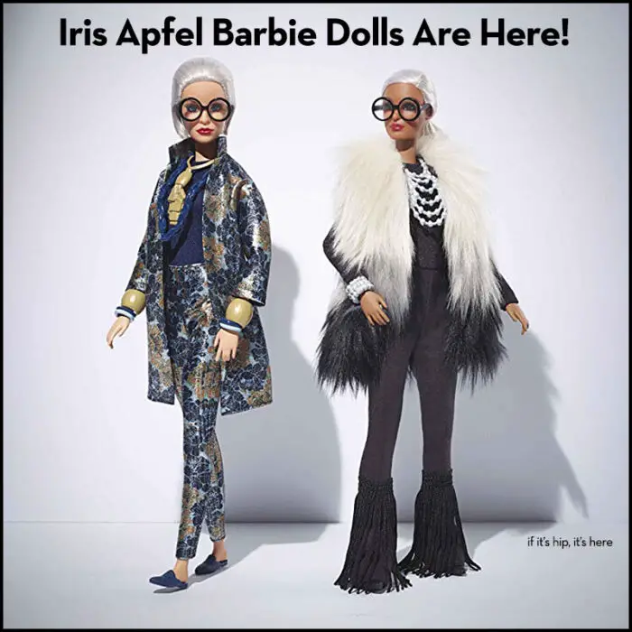 Iris Apfel Styled Barbie Dolls