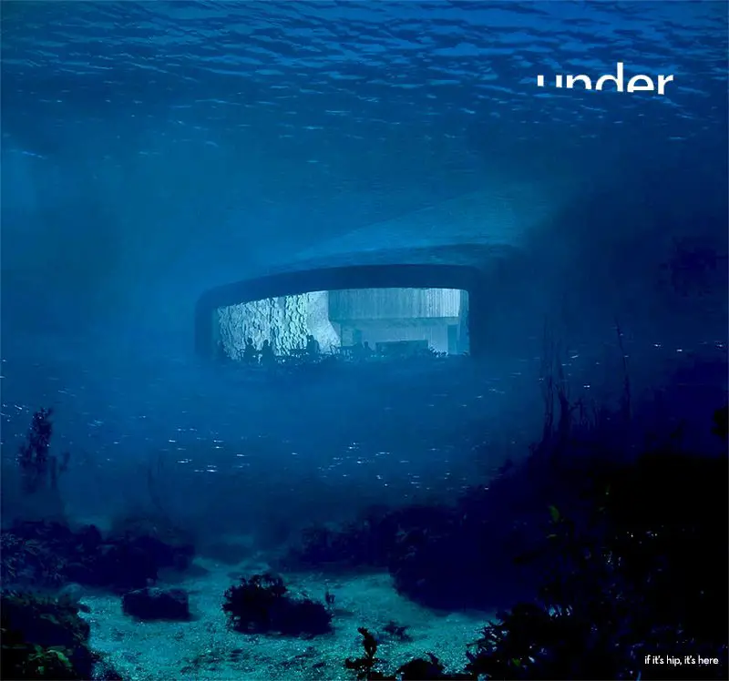 submerged restaurant in norway