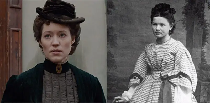 The actress and the real Bertha Benz (1849-1944)