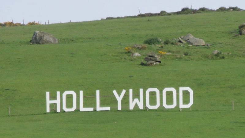 hollywood sign in Ireland