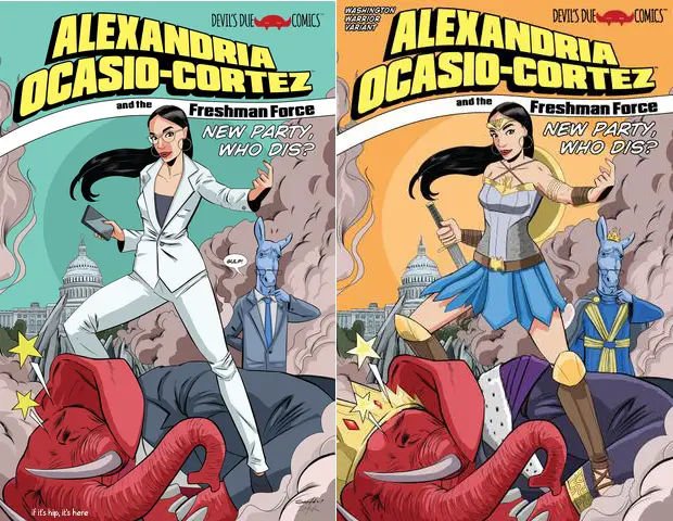 alexandria ocasio cortez comic book