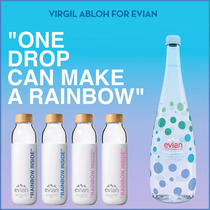 Virgil Abloh for Evian