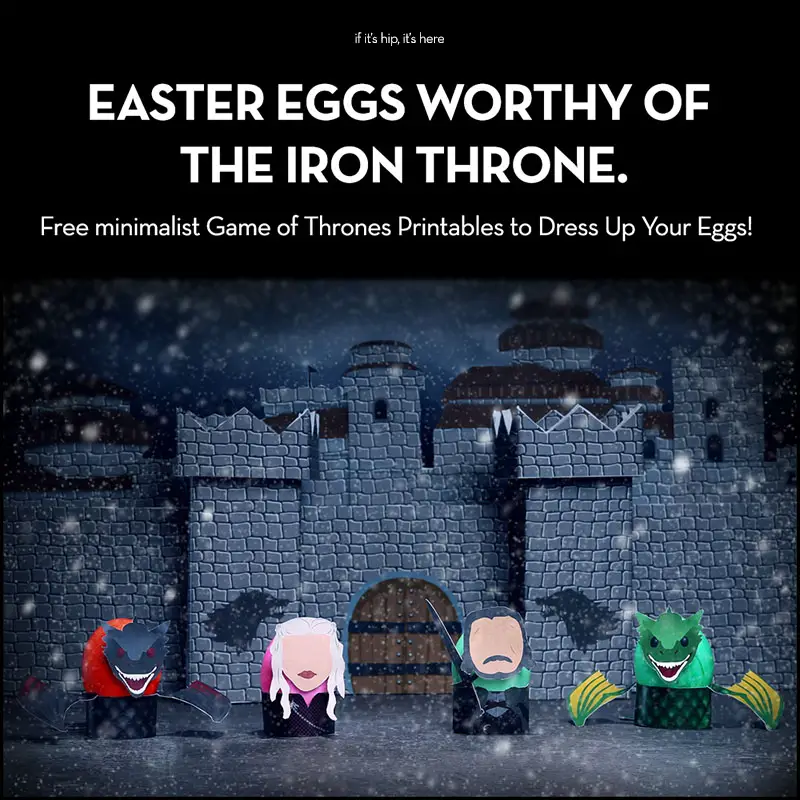 Read more about the article Game of Thrones Easter Eggs Printables. Worthy of The Iron Throne.