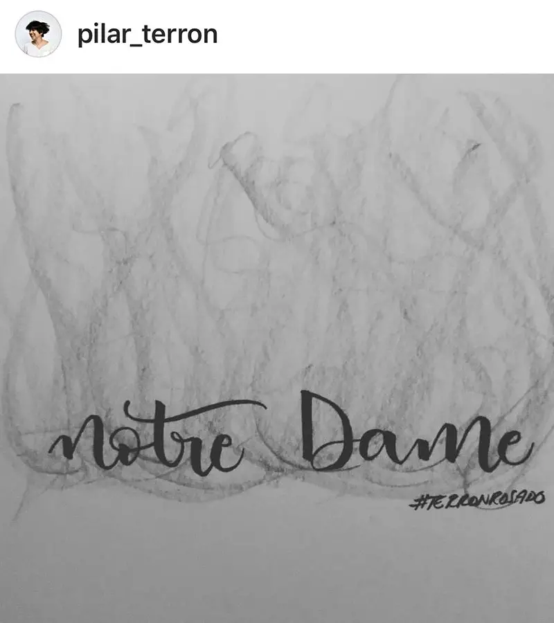 Pilar_terron Artistic Tributes To Notre Dame
