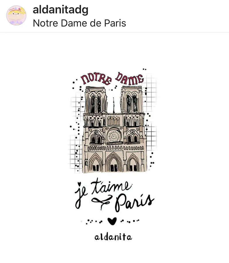 aldanitasg notre dame de paris drawings