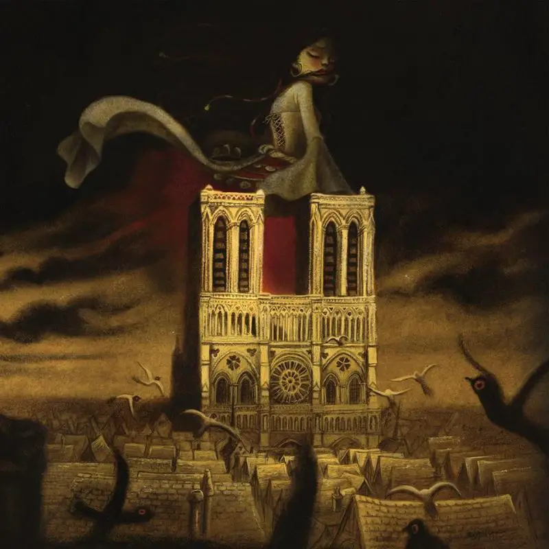 illustration from Benjamin Lacombe's Notre Dame of Paris