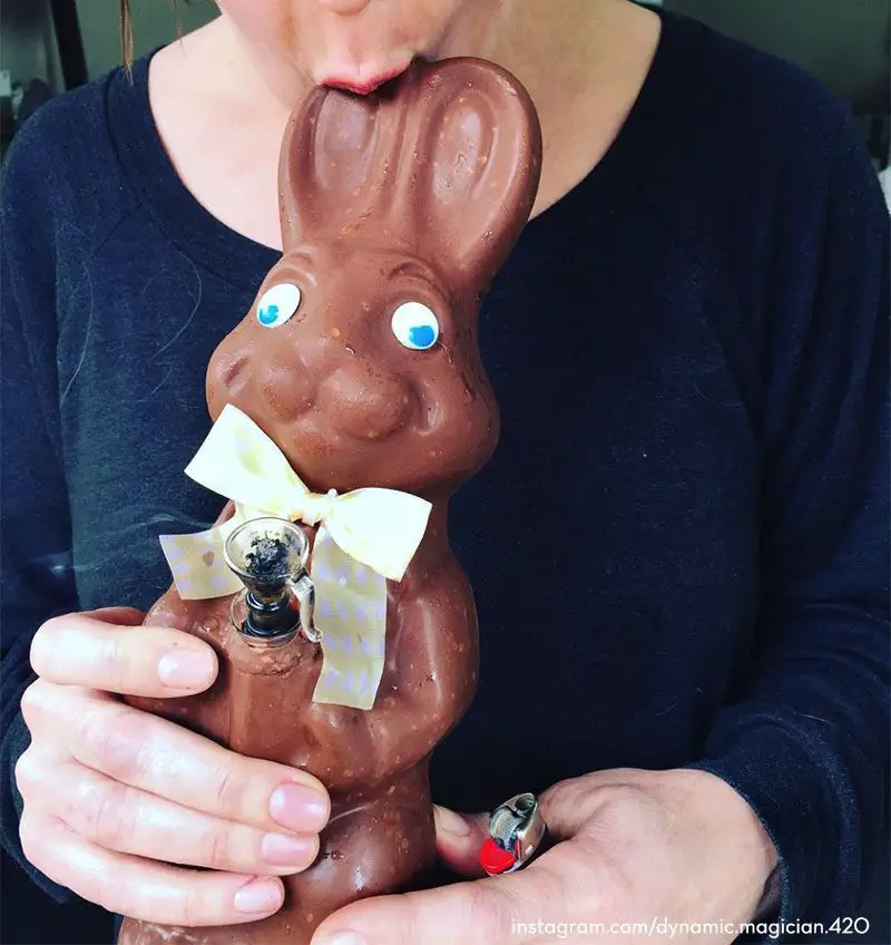 Chocolate Easter Bunny Bongs